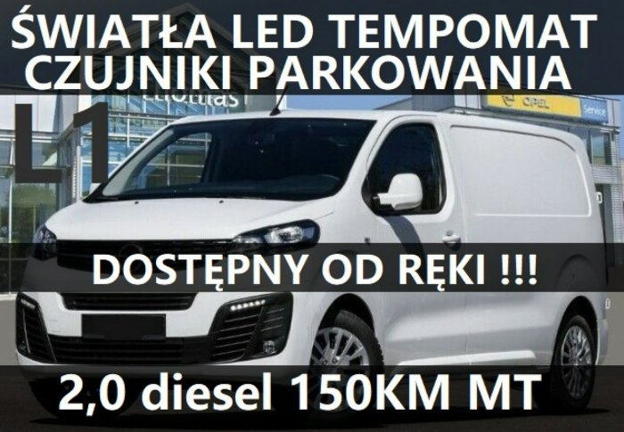 Opel Vivaro 2,0 144KM MT6 L2H1 Extra Long Tempomat Światła LED Od ręki 1674zł