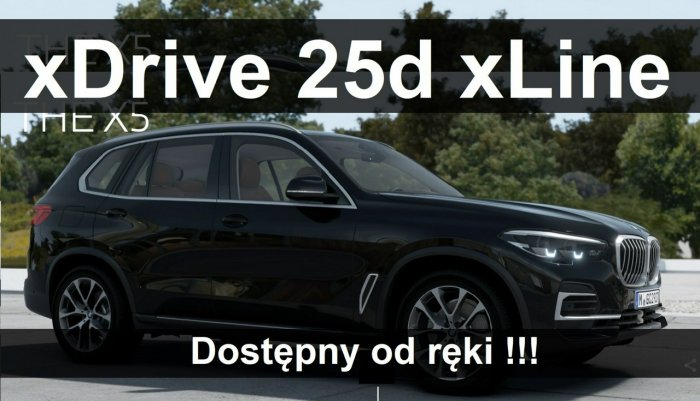BMW X5 xDrive 25d 231KM xLine Kamera Hak hol. Dostępny od ręki 3633zł G05 (2018-)