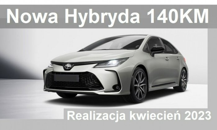 Toyota Corolla Nowa Hybryda 140KM 1,8 Comfort Kamera Realizacja kwiecień2023 - 1332zł Seria E16 (2012-)