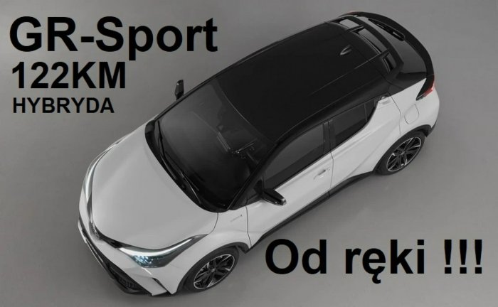 Toyota C-HR Hybryda 122KM GR Sport Niska Cena Dostępny od ręki Martwe Pole