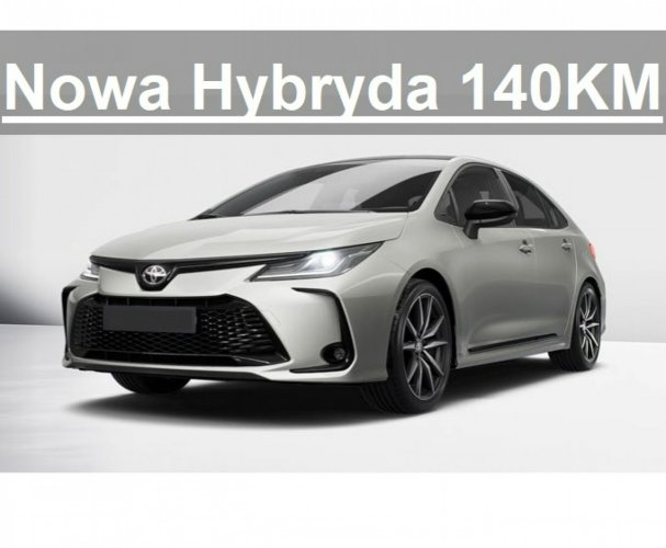 Toyota Corolla Nowa Hybryda 140KM 1,8 Comfort Kamera 2023 Dostępny  - 1332zł Seria E16 (2012-)