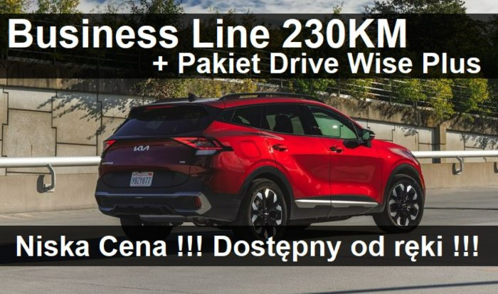 Kia Sportage Business Line 230KM Pakiet Drive Wise Plus Dostępny od ręki - 2110zł IV (2016-2021)