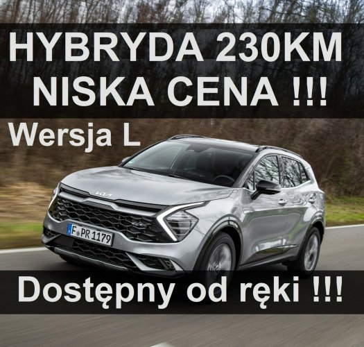 Kia Sportage L Hybryda 230KM 6AT Aktywny Tempo. Dostępny od ręki! Niska cena 1817zł IV (2016-2021)