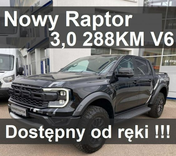 Ford Ranger Raptor Nowy Raptor V6 288KM Elektr. Roleta Od ręki Niska Cena! 4263zł