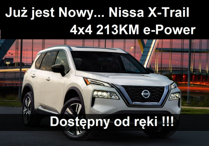 Nissan X-Trail Nowy X-Trail e-Force 4WD 213KM Tekna Kamera 360st Head-Up- 2600zł III (2014-)