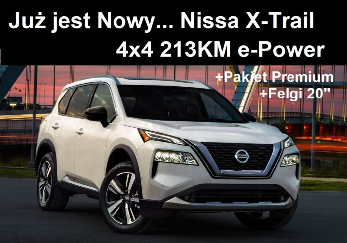 Nissan X-Trail Nowy X-Trail e-Power 4x4 213KM Tekna Pakiet Premium Skóra 2814zł III (2014-)