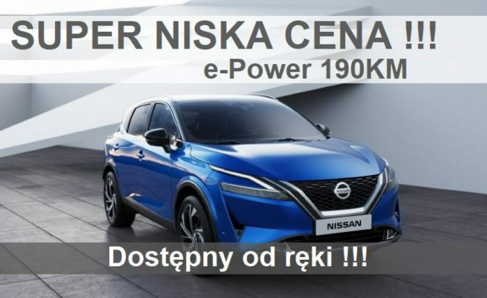 Nissan Qashqai e-Power 190KM N-Connecta Super Niska Cena  1930zł od ręki II (2013-)