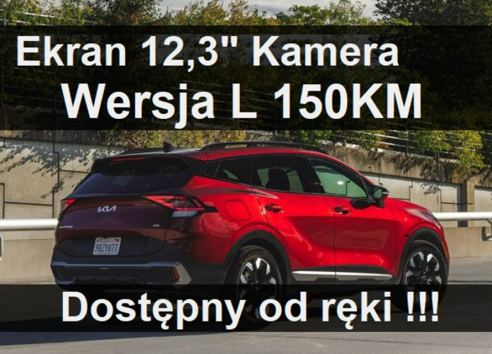 Kia Sportage Wersja L 150KM Kamera, Felgi 18" Ekran 12,3" Dostępny od ręki 1559 zł IV (2016-2021)