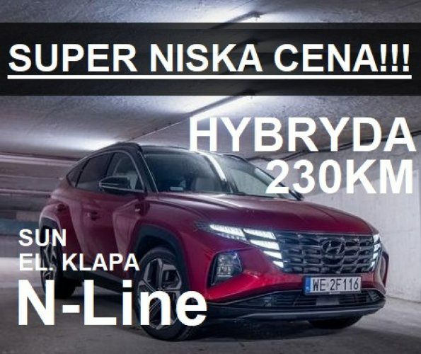 Hyundai Tucson N-Line 230KM Sun El. klapa  Super Niska Cena  Dostępny od ręki! 2005zł IV (2020-)