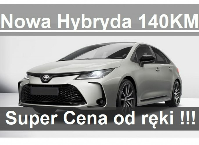 Toyota Corolla Nowa Hybryda 140KM 1,8 Comfort Kamera 2023 Dostępny  - 1347zł Seria E16 (2012-)