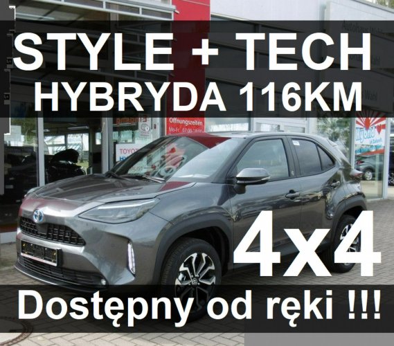 Toyota Yaris Cross 4X4 116KM Hybryda Pakiet Tech Style Dostępny od ręki Niska Cena 1428zł