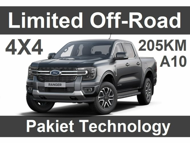 Ford Ranger Nowy Ranger Limited 2,0 205KM 4x4 Off- Road Technology 2848 zł III (2012-)
