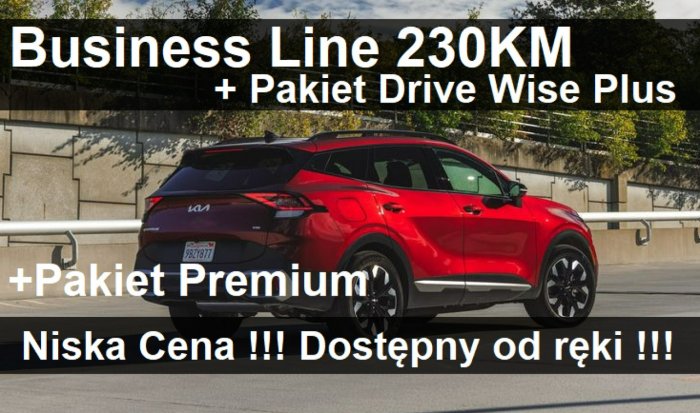 Kia Sportage Business Line 230 KM Pakiet Drive Wise Plus Martwe PoleOd ręki 2128zł IV (2016-2021)
