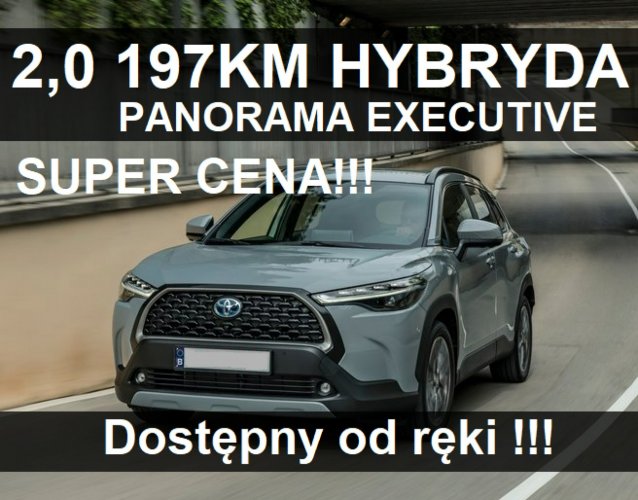 Toyota Corolla Cross Hybryda 197KM Executive Kamera 360 Asyst. Panorama 2034 zł Od ręki !