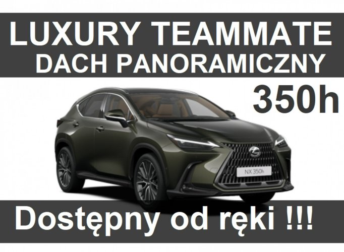 Lexus NX 4x4 Hybryda 350h  Omotenashi Luxury Teammate Panorama Od ręki 3361 zł