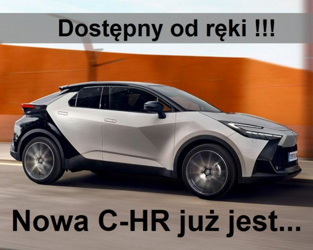 Toyota C-HR Nowa C-HR Hybryda 197KM  GR-Sport Kamera 360 Dost. od ręki ! 2078 zł