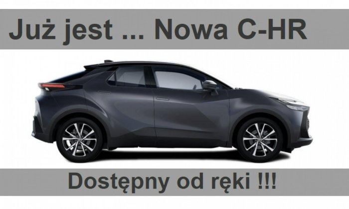 Toyota C-HR Nowa 140KM Hybryda Czarny Dach  dostępna od ręki !1758 zł