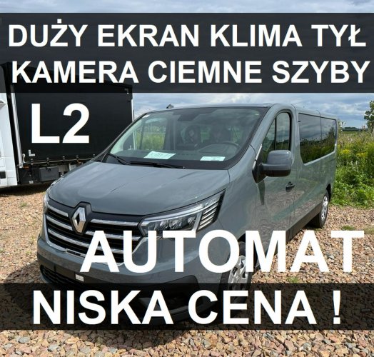 Renault Trafic L2 170KM 2,0  Klima tył  Full Led Duży Ekran Kamera Ciemne szyb 2365zł III (2014-)