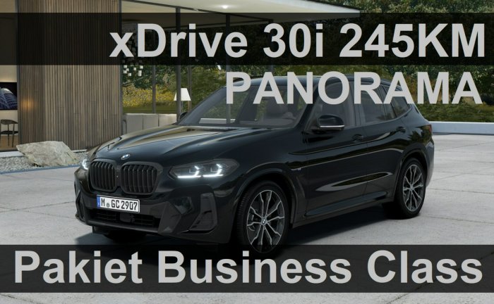 BMW X3 xDrive 30i 245KM Pakiet M Felgi 20"Business Class Led 3684zł G01 (2017-)