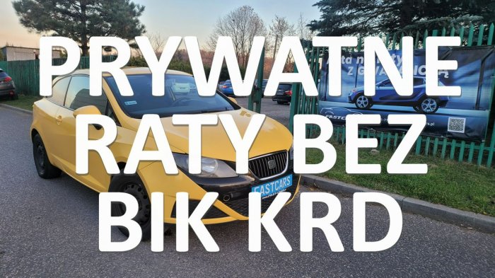 Seat Ibiza na PRYWATNE raty od 650 zł bez BIK KRD od FastCars IV (2008-)