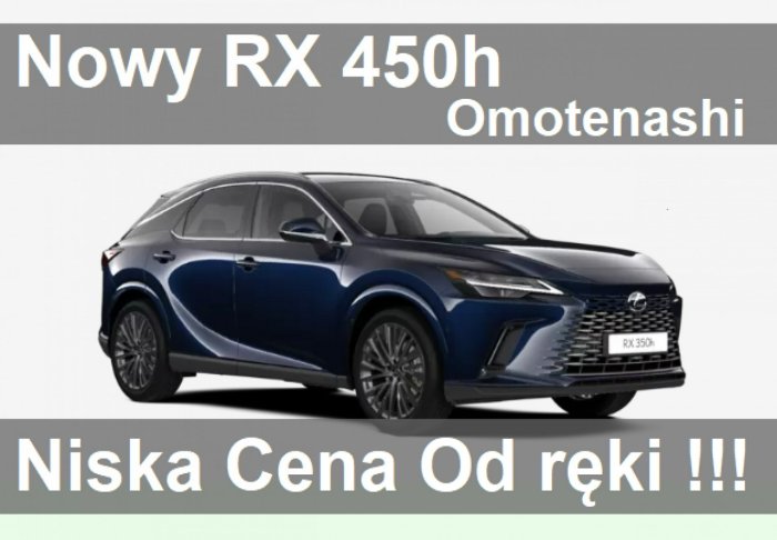 Lexus RX Nowy RX 450h 4X4 Plug-in Omotenashi  Dostępny od ręk 4985 zł IV (2015-)