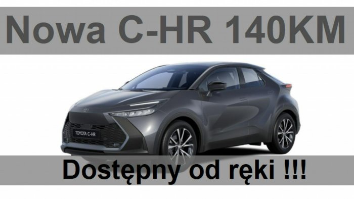 Toyota C-HR Nowa 140KM Hybryda Już jest dostępna od ręki ! Wersja Style 1733 zł