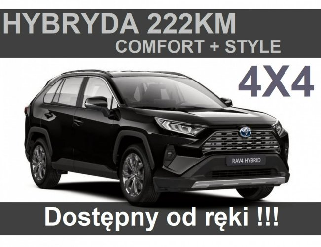 Toyota RAV-4 Hybryda 222KM 4x4 Comfort Pakiet Style  Dostępny od ręki ! 2111zł V (2018)