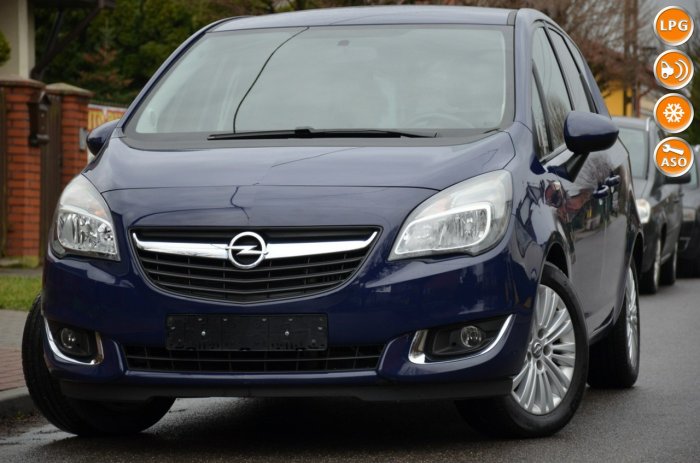 Opel Meriva Zarejestrowana 1.4T 120KM + Gaz Klima Parktronik Alu Gwarncja II (2010-)