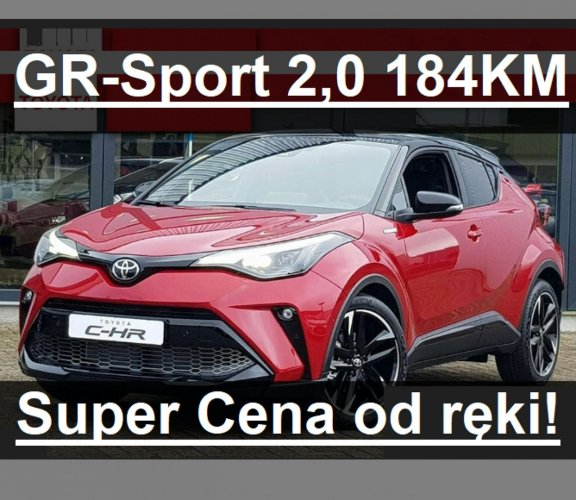Toyota C-HR Hybryda 2,0 184KM GR Sport Niska Cena Dostępny od ręki  1727 zł