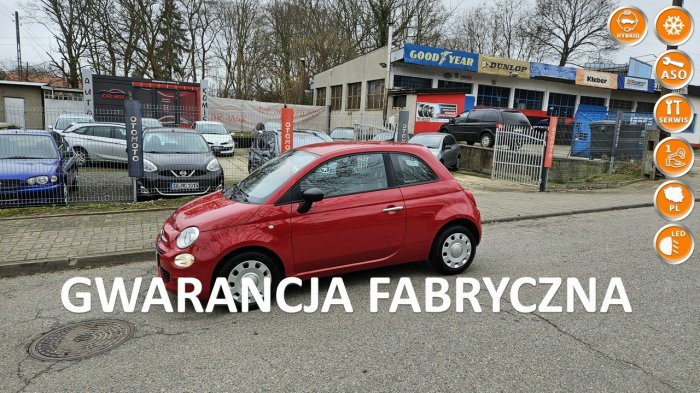 Fiat 500 Gwarancja/Hybrid/SalonPolska/Serwis/klima/1-właściciel/StanBDB! I (2007-)