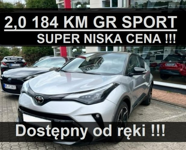 Toyota C-HR Hybryda 2,0 184KM GR Sport Niska Cena Dostępny od ręki 1727 zł