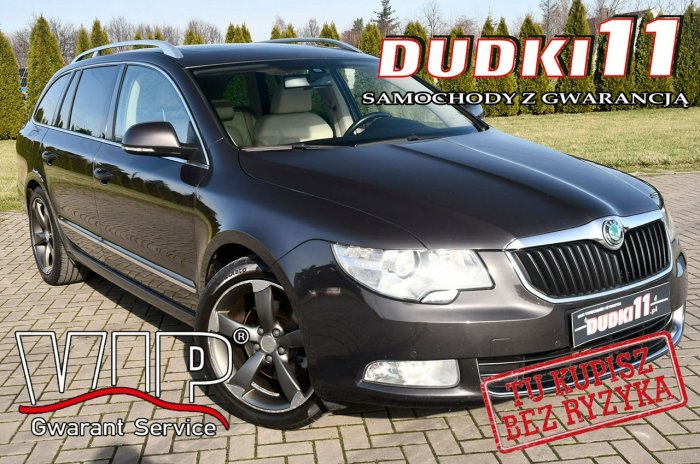 Škoda Superb 2,0TDI DUDKI11 Xenony,Navigacja,Skóry,Tempomat,Podg.Fot.GWARANCJA II (2008-2015)