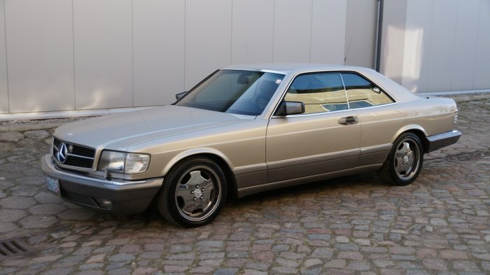 Mercedes S 560 1991 Mercedes 560 SEC C126 bez rdzy LUXURYCLASSIC W126 (1980-1993)