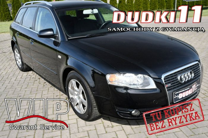 Audi A4 2,0b DUDKI11 Serwis,Navi,Klimatr.2 str.Hak,Parktronic,kredyt.OKAZJA B7 (2004-2007)