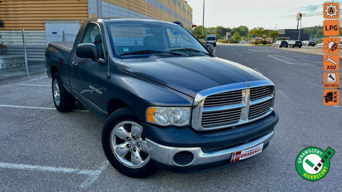 Dodge RAM 1500 4.7 +gaz Magnum klima podgrzewane fotele 3 os. Ładny zadbany III (2002-2008)