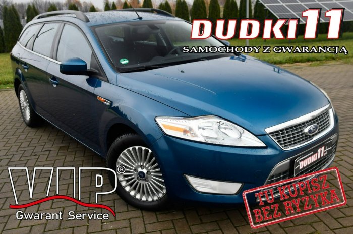 Ford Mondeo 2,0d DUDKI11 Convers+Tempomat,Hak,Klimatr 2 str.kredyt.GWARANCJA Mk4 (2007-2014)