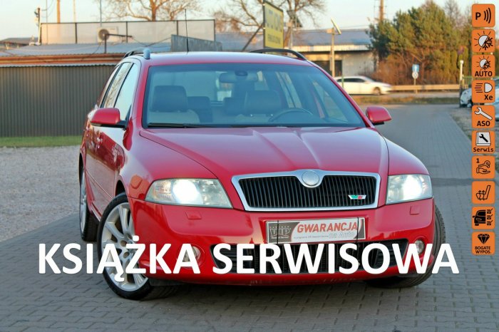 Škoda Octavia VideoPrezentacjaRS*Manual*2,0benzyna200Ps*Skóra*Alcantara**2kplKół! II (2004-2013)