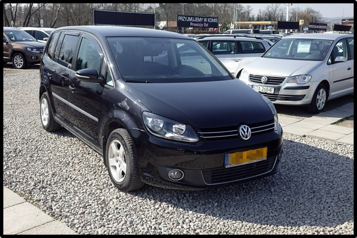 Volkswagen Touran 1.6TDi 105KM* Navi* 5 osób* Alu*ks. serwis* PDC II (2010-2015)