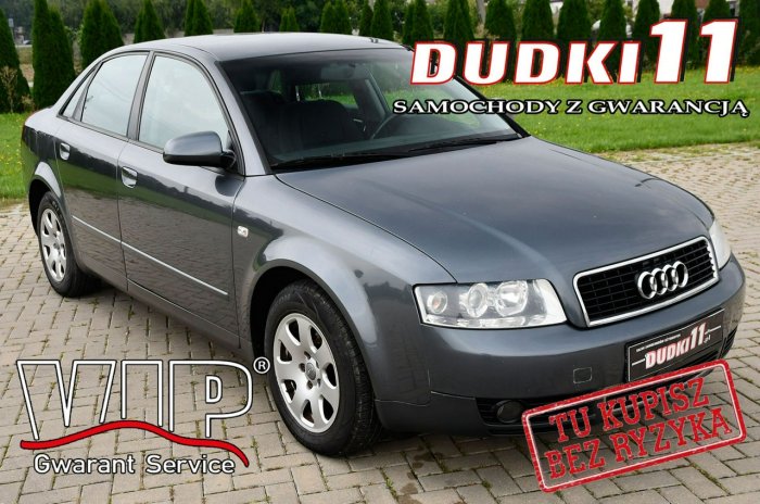 Audi A4 2,0B DUDKI11 Klimatronic,Navigacja,el.szyby.Centralka,Kredyt. B6 (2000-2004)