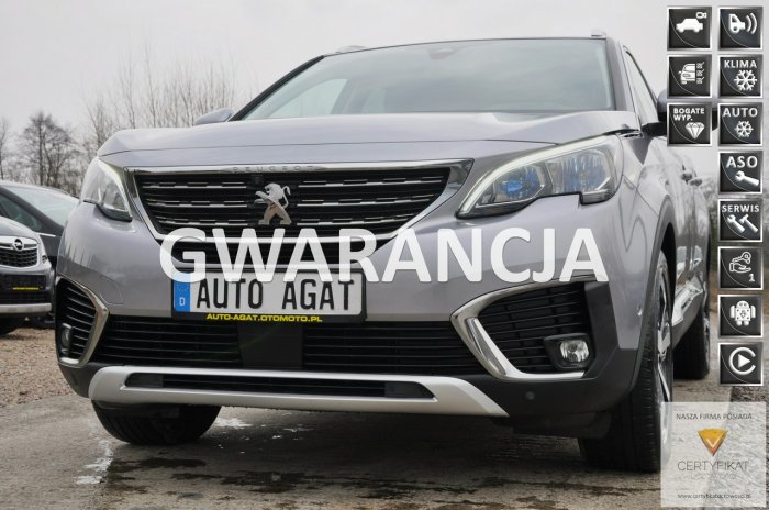 Peugeot 5008 led*asystent parkowania*kamery 360*android auto*gwarancja*7 os II (2017-)