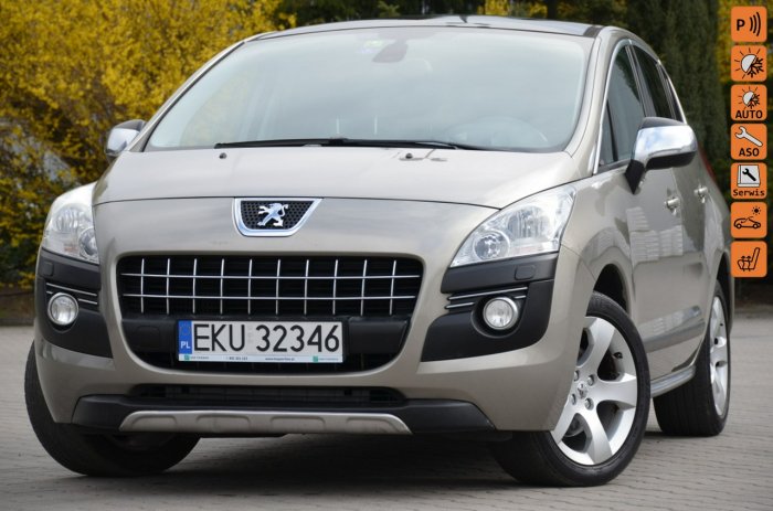 Peugeot 3008 Zarejestrowany 1.6T Serwis Panorama Head-up Klima Alu Gwarancja I (2009-2016)
