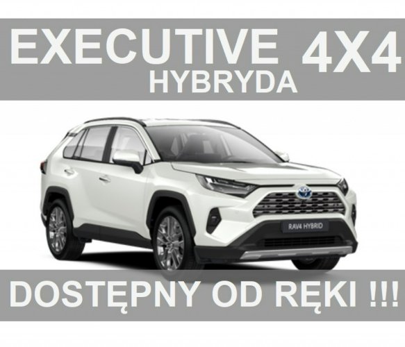 Toyota RAV-4 Executive 222KM Hybryda Systemy bezp, Tapicerka skórzana Rata 2410zł V (2018)