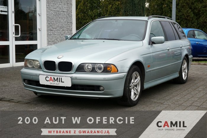 BMW 525 2,5 BENZYNA+GAZ 192KM, Sprawny, Zarejestrowany, Ubezpieczony, E39 (1996-2003)