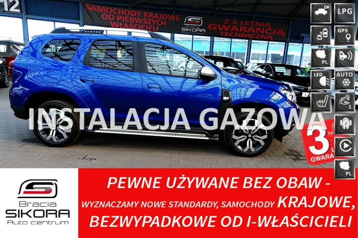 Dacia Duster Prestige LPG-100KM Led+Navi+Kamery 360 FABRYCZNA GWARA. Bezwypad FV23% II (2017 -)