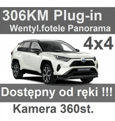 Toyota RAV-4 Plug-in Style 306KM 4x4 Wentyl. fotele Dostępny od ręki 2914 zł V (2018)