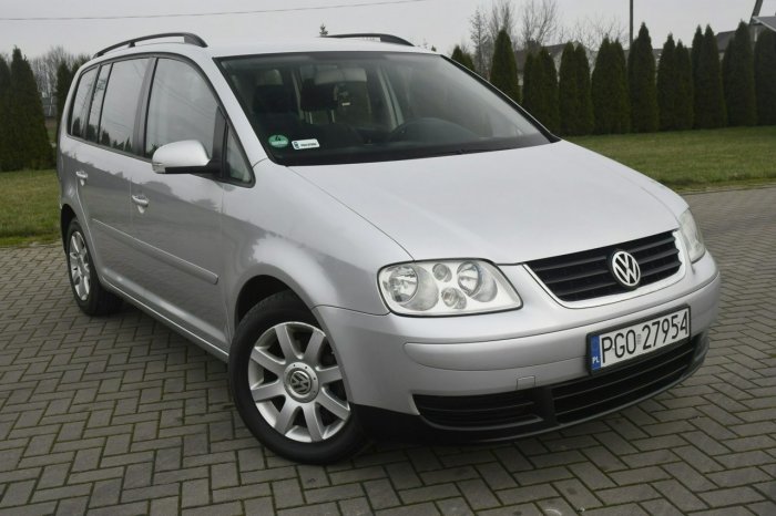 Volkswagen Touran 2,0tdi Dudki11 Klimatr 2 str.El.szyby.kredyt.Alufelgi.OKAZJA I (2003-2010)