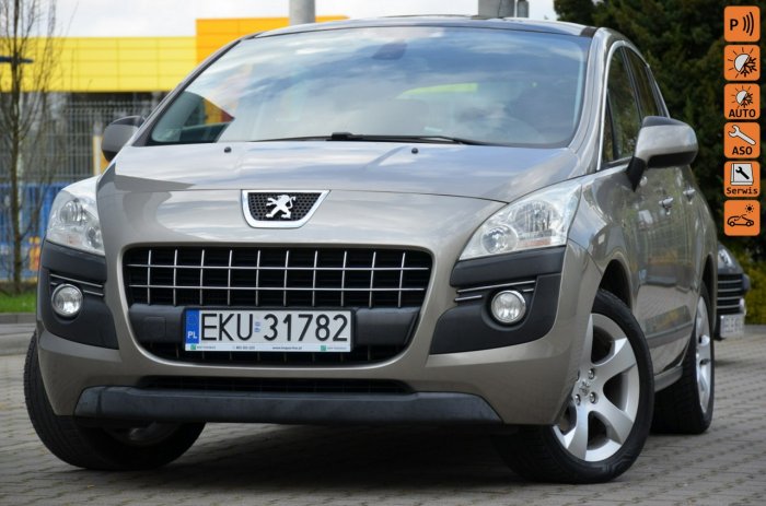 Peugeot 3008 Zarejestrowany 1.6T Serwis Panorama Head-up Klima Alu ACC Gwarancja I (2009-2016)