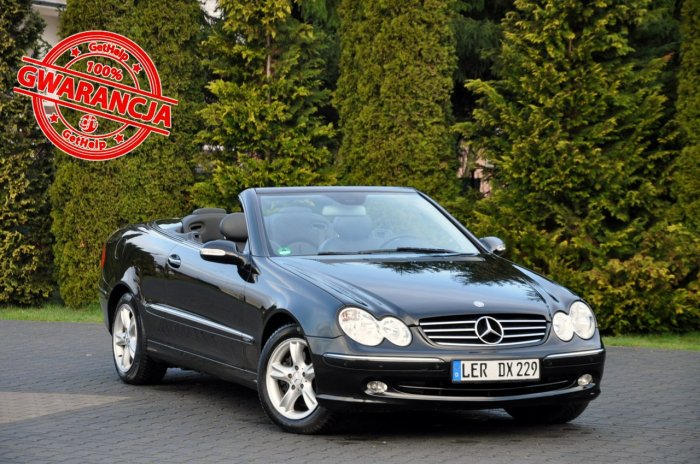 Mercedes CLK 200 1.8K(163KM)*144tyś.km*Avantgarde*Navi*Skóry*El.dach*Chrom*Alu 16"ASO W209 (2002-)