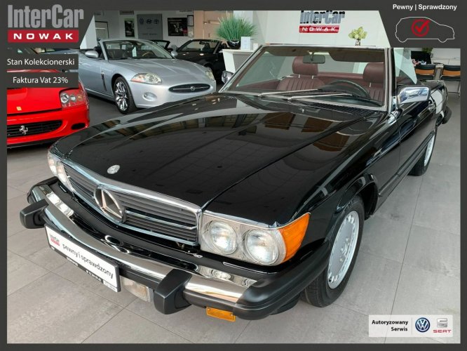 Mercedes SL 400 560 1986 r. R107 Cabrio Faktura VAT 23% R107 (1971-1989)