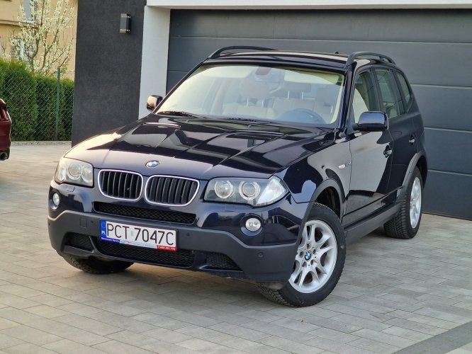 BMW X3 M47 lift BEZWYPADKOWA *śliczna* zarejestrowany *po serwisie* E83 (2003-2010)